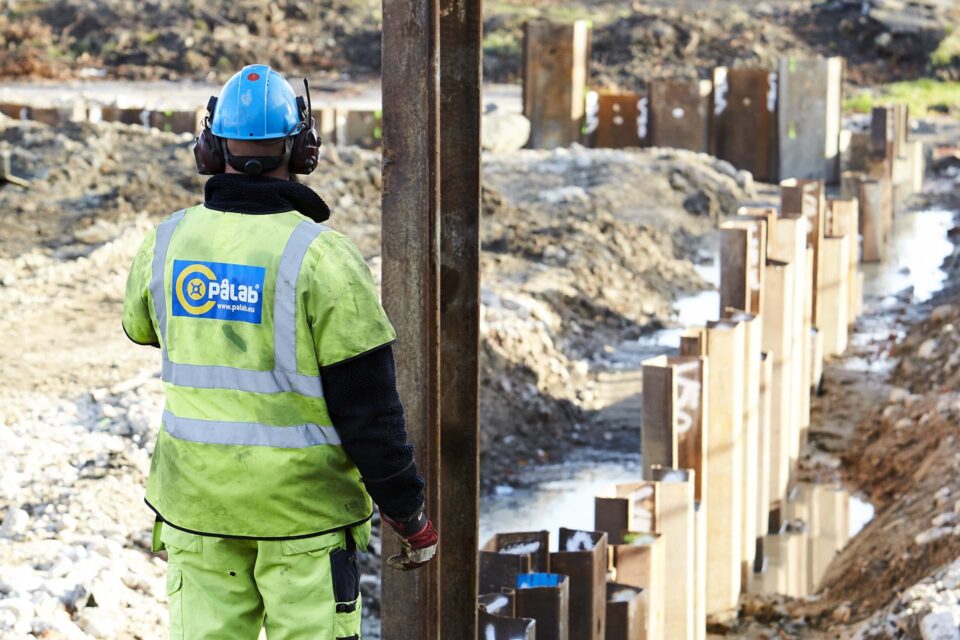 Piling lab - piling with concrete piles - Illustration on the Press releases page